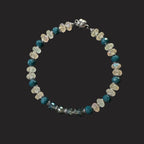 Smokey Blue Crystal Sparkle Bracelet