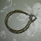 Modern Chic Pale Green AB Crystal Bracelet
