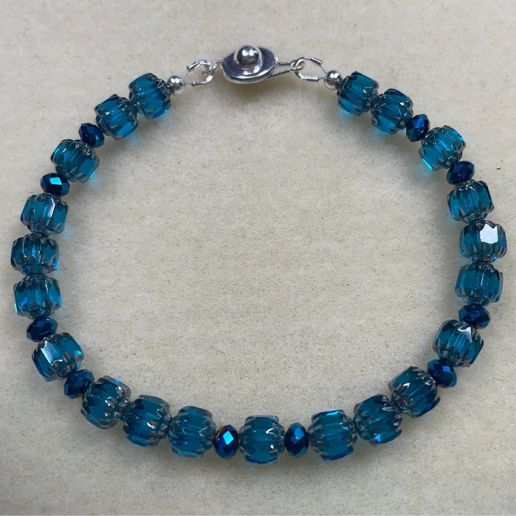 Cathedral Glass Bracelet & Earring Set