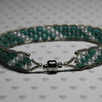 Super Duo Peyote Bracelet in Turquoise