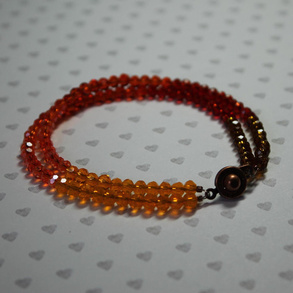 Harvest Crystal Double Row Bracelet