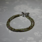 Modern Chic Pale Green AB Crystal Bracelet