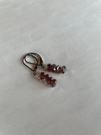 Amethyst Crystal Dangle Earrings