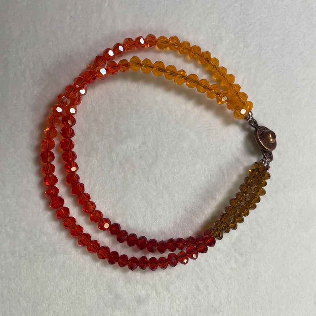 Harvest Crystal Double Row Bracelet