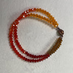 Harvest Crystal Double Row Bracelet
