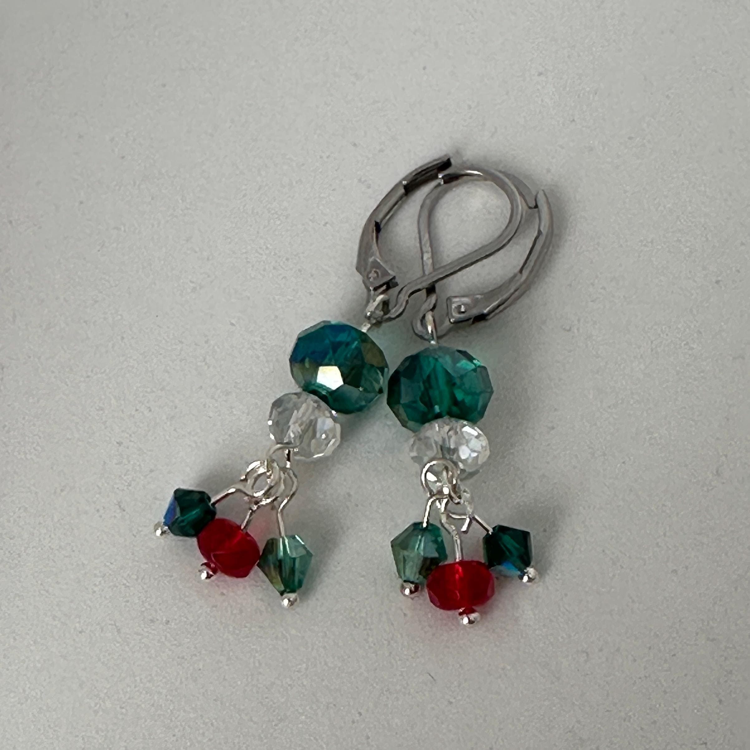 Holiday Sparkle Dangle Earrings