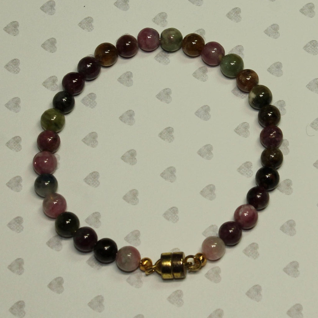 Round Tourmaline Bracelet - October Birthstone