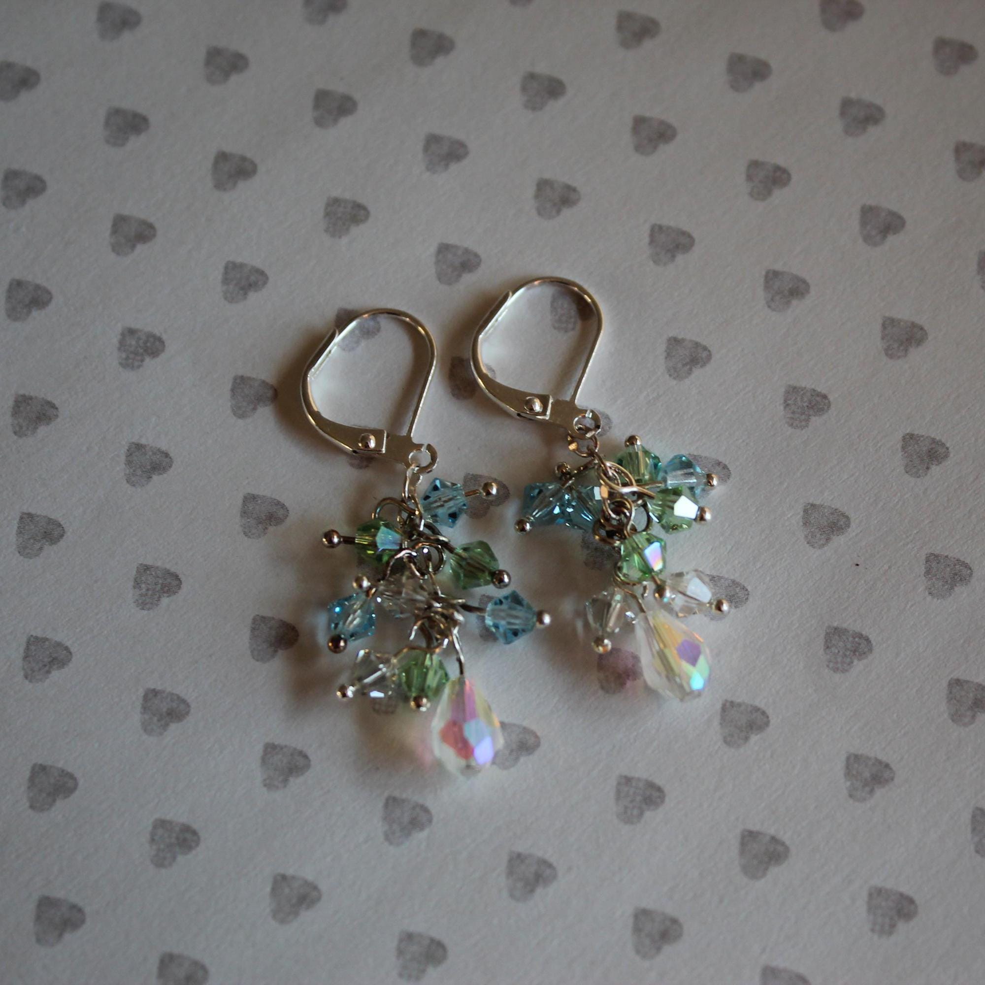 Crystal Cluster Earrings