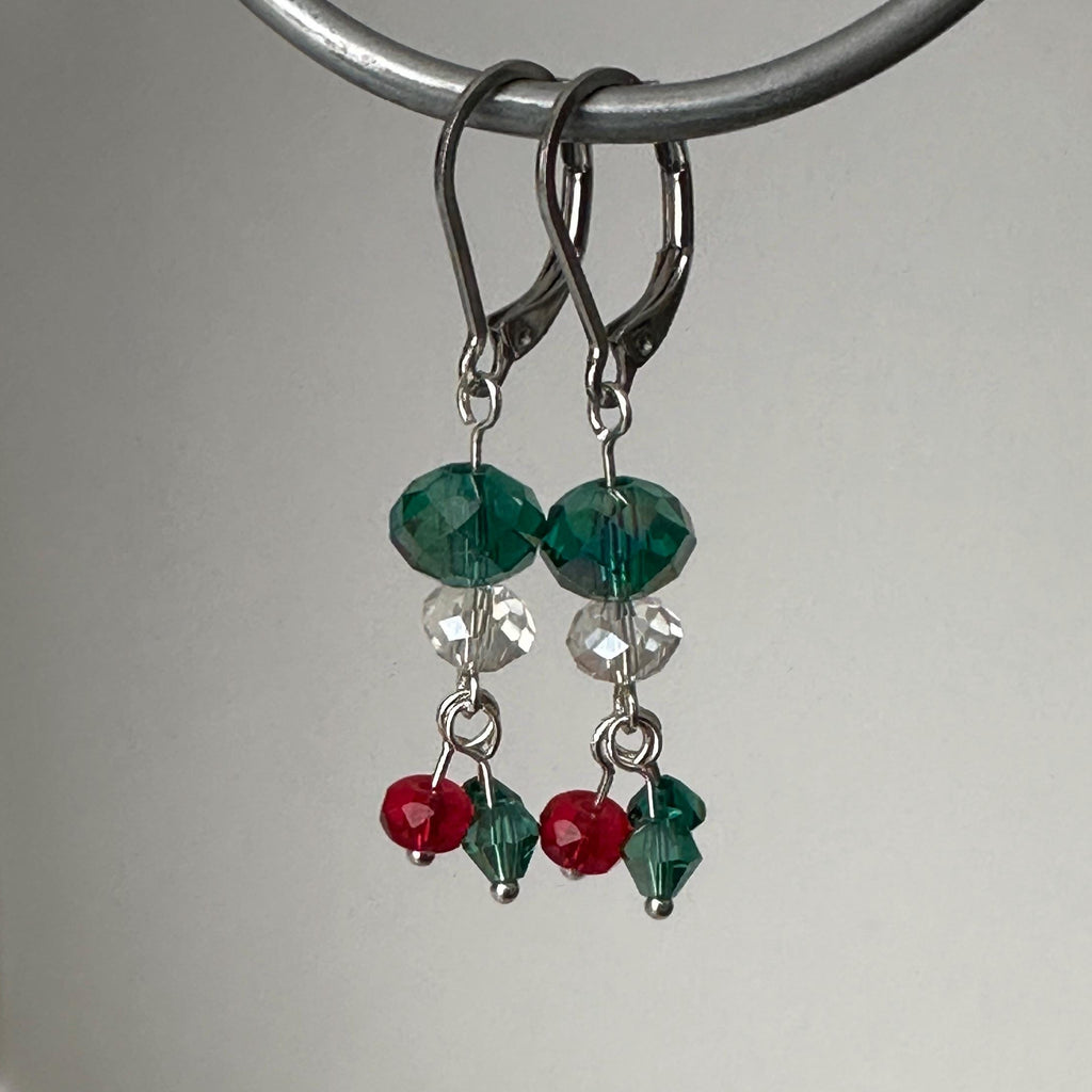 Holiday Sparkle Dangle Earrings