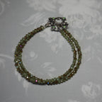 Modern Chic Pale Green AB Crystal Bracelet