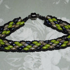 Super Duo Peyote Bracelet in Camo
