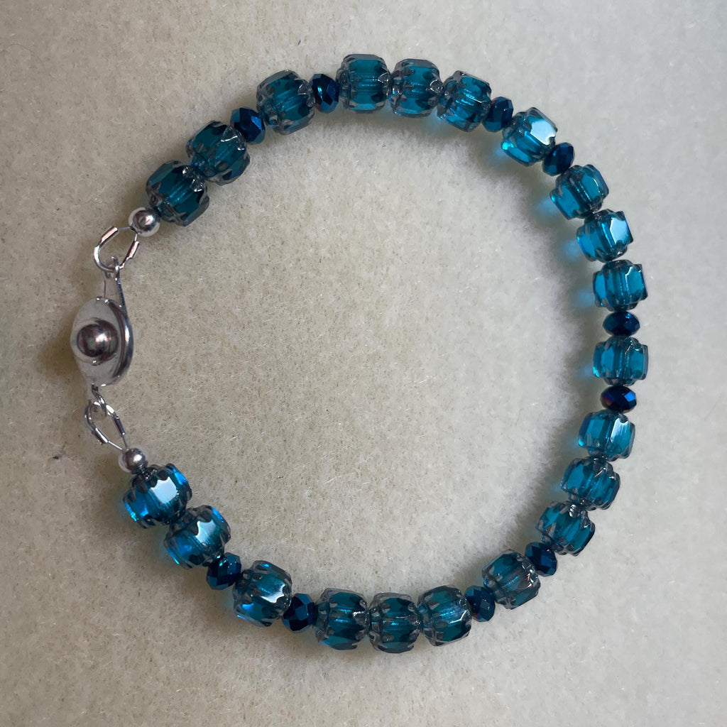 Cathedral Glass Bracelet & Earring Set