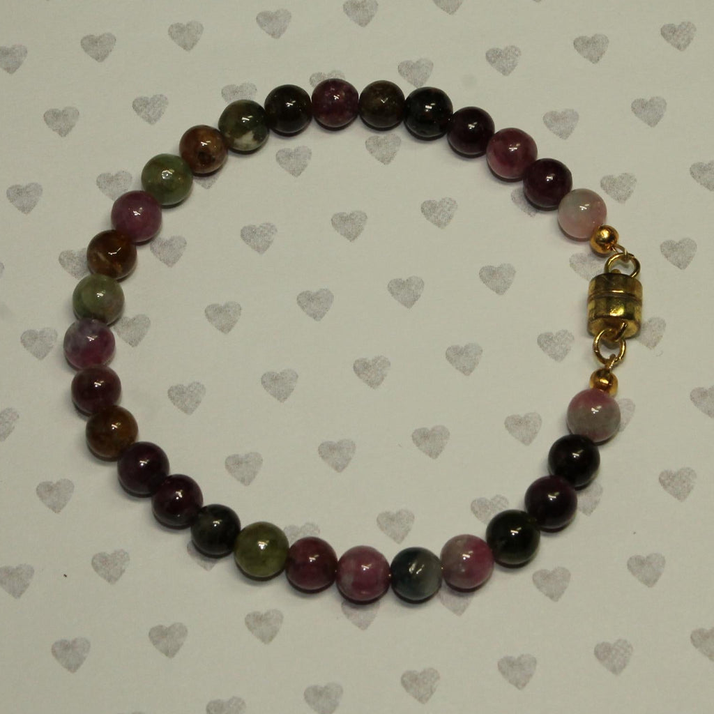 Round Tourmaline Bracelet - October Birthstone