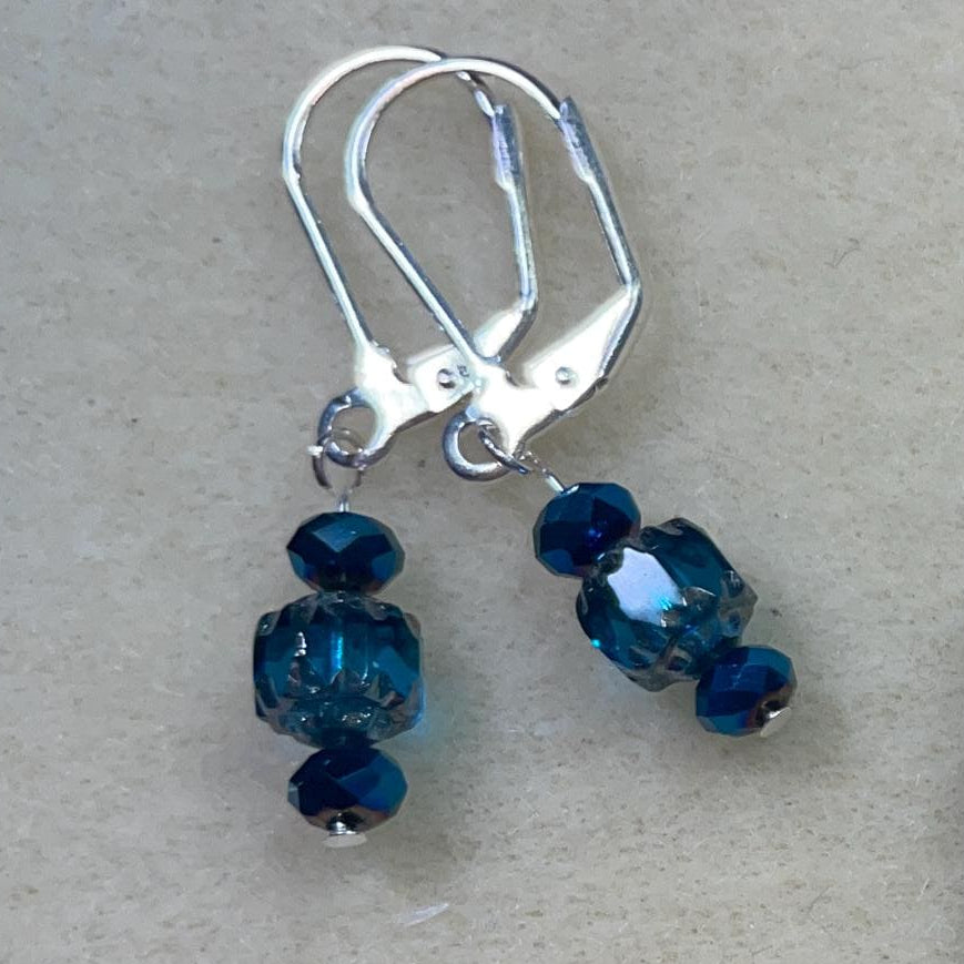 Cathedral Glass Bracelet & Earring Set