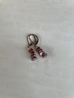 Amethyst Crystal Dangle Earrings