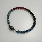 Festive Multicolor Crystal Beaded Bracelet
