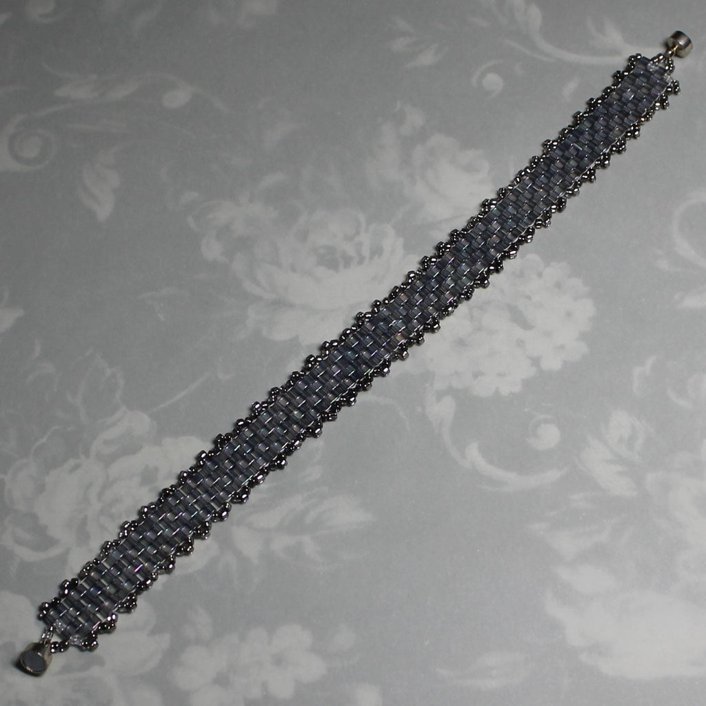 Iridescent Half-Tila Bead Bracelet