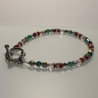 Sparkle Bracelet in Green & Red