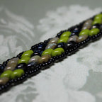 Super Duo Peyote Bracelet in Camo