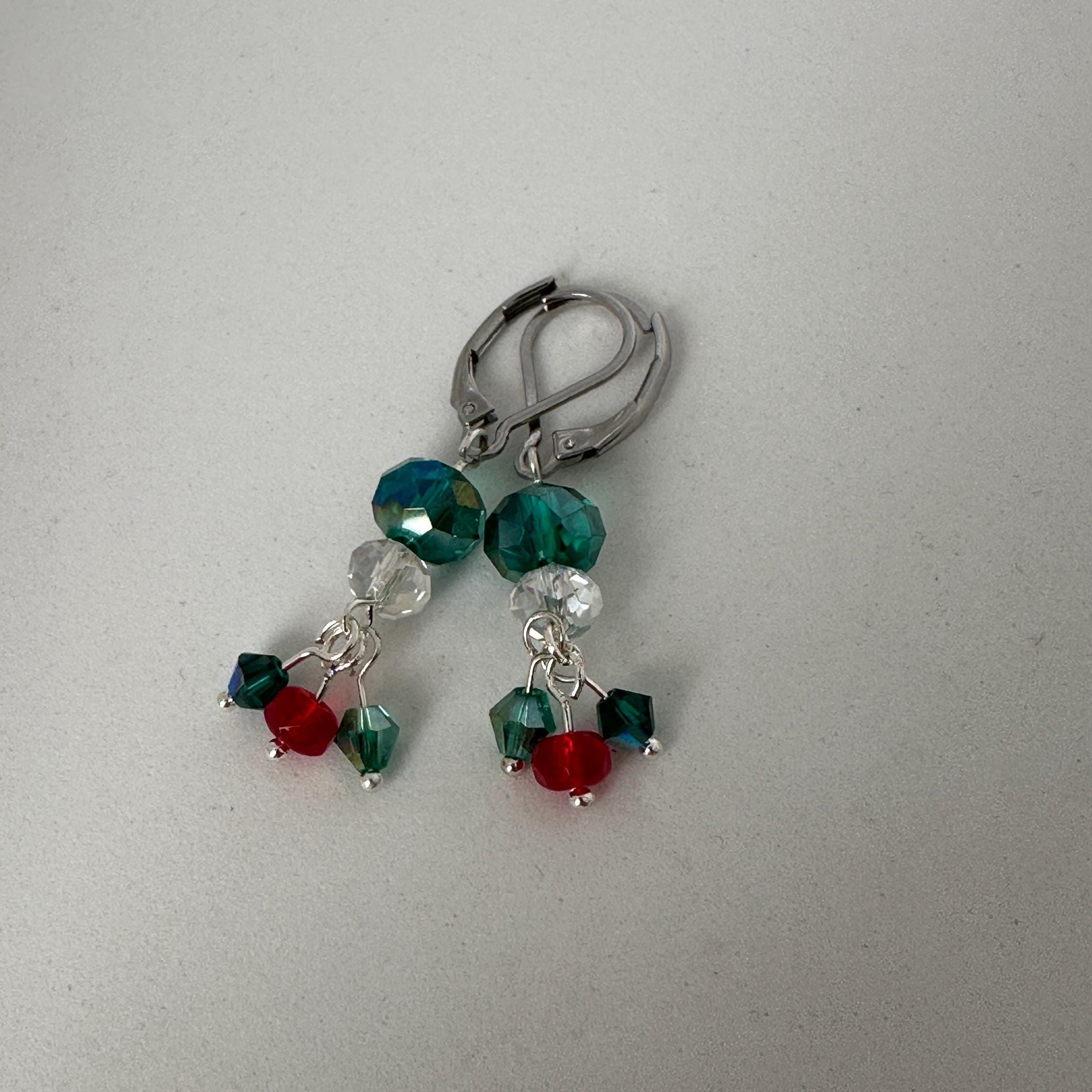 Holiday Sparkle Dangle Earrings