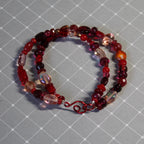 Red Radiance Double-Strand Bracelet