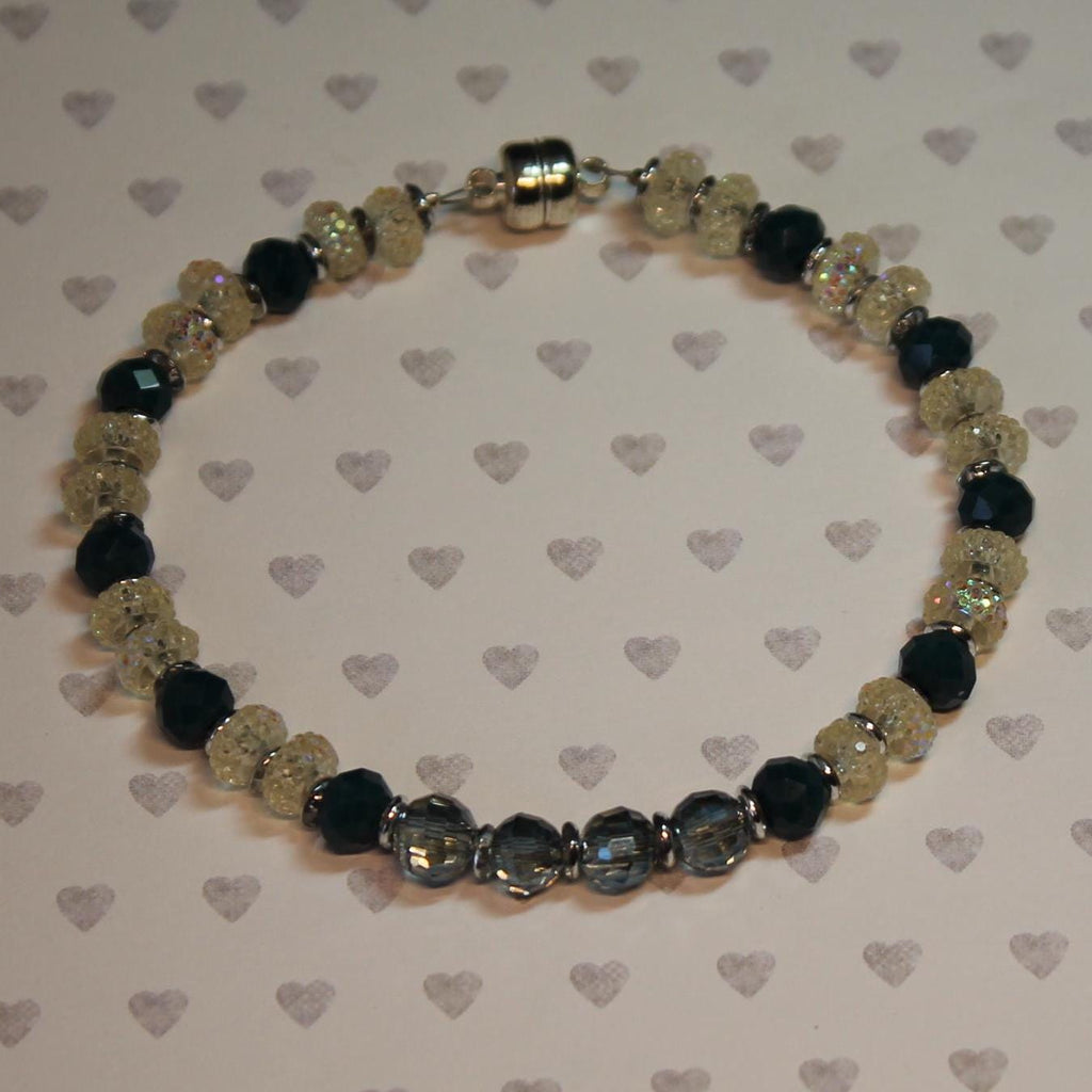 Smokey Blue Crystal Sparkle Bracelet