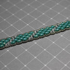 Super Duo Peyote Bracelet in Turquoise
