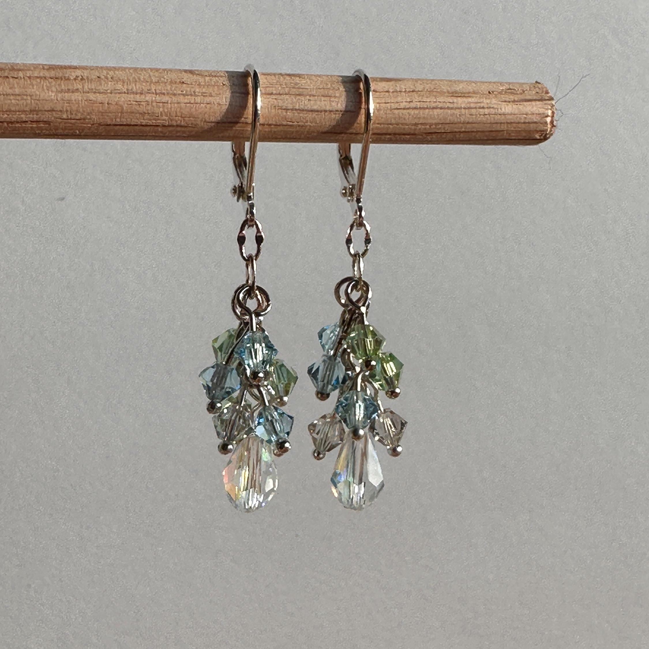 Crystal Cluster Earrings
