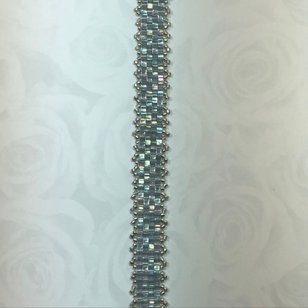 Iridescent Half-Tila Bead Bracelet