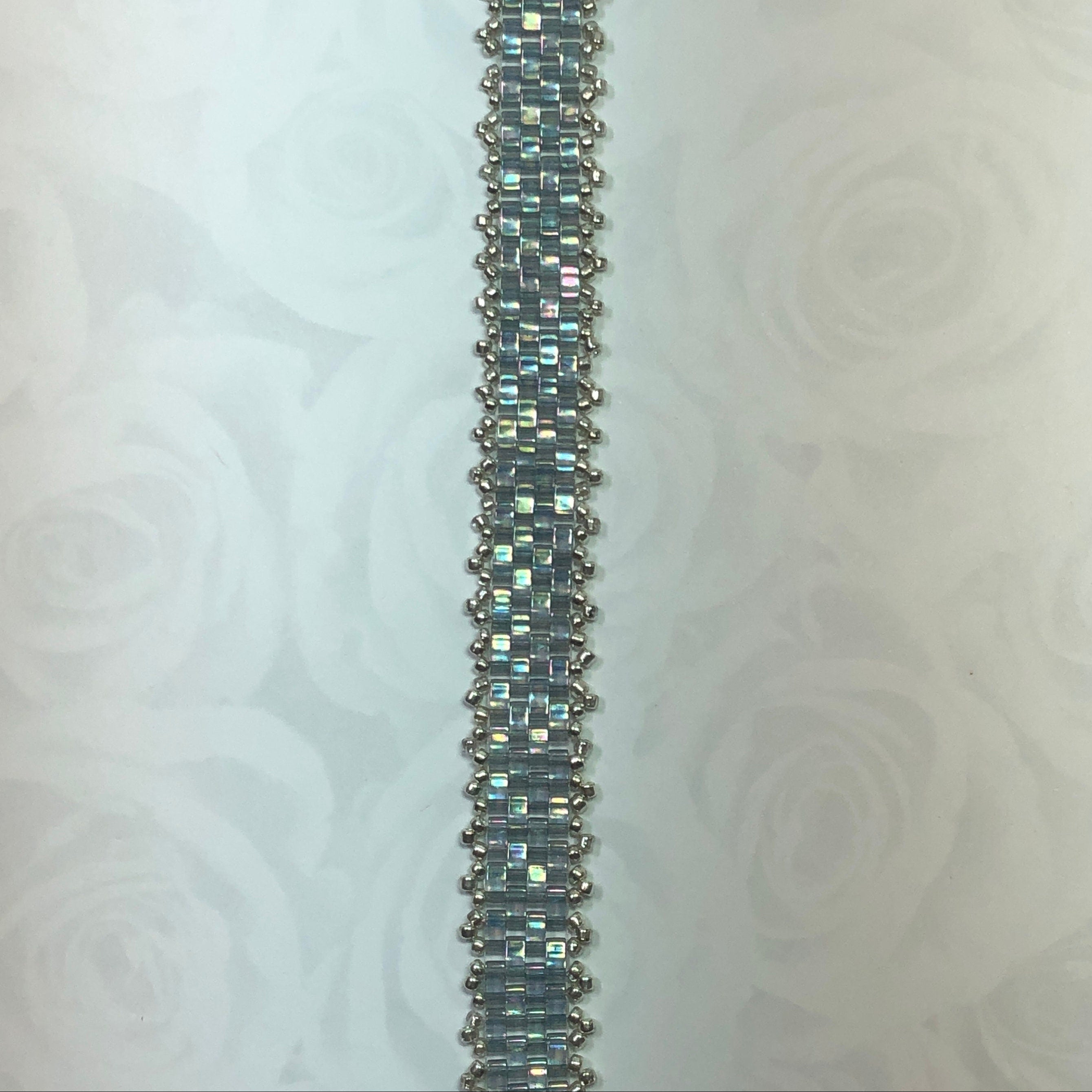 Iridescent Half-Tila Bead Bracelet