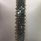 Iridescent Half-Tila Bead Bracelet