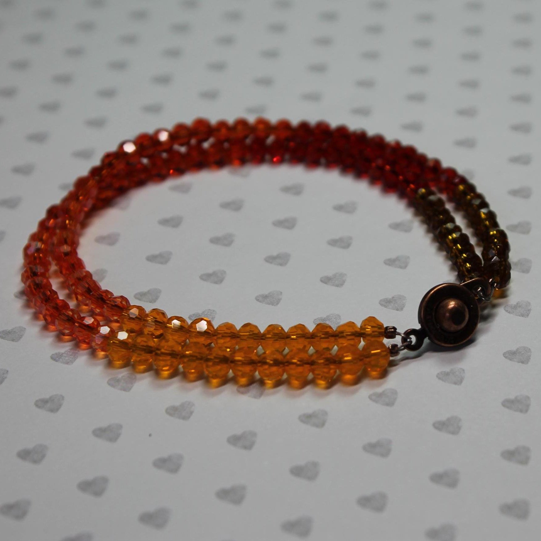 Harvest Crystal Double Row Bracelet