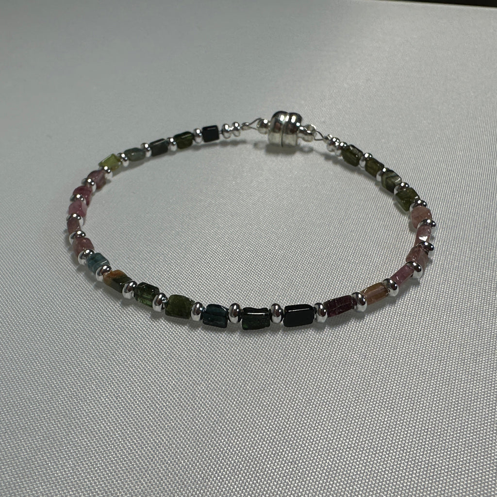 Watermelon Tourmaline Bracelet