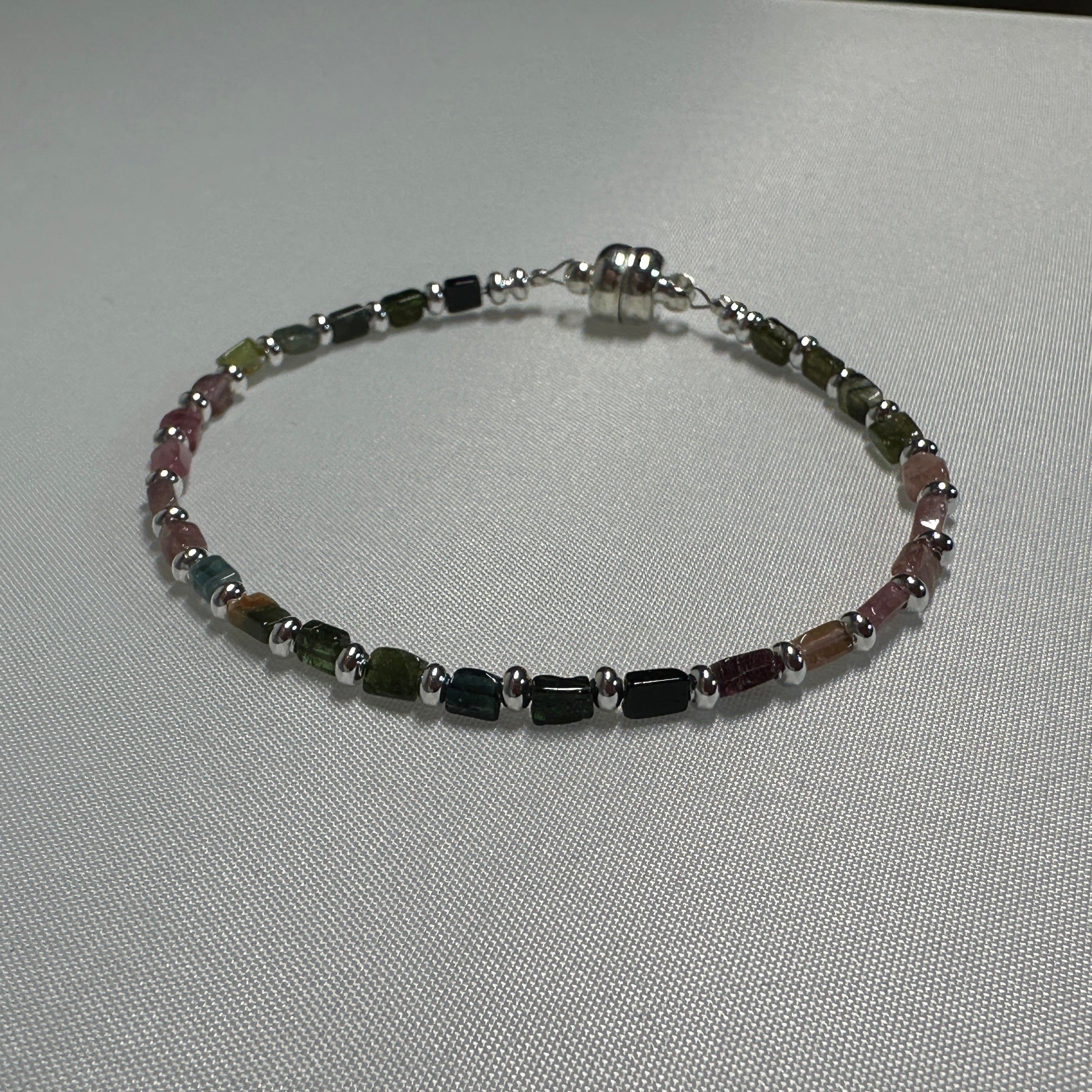 Watermelon Tourmaline Bracelet