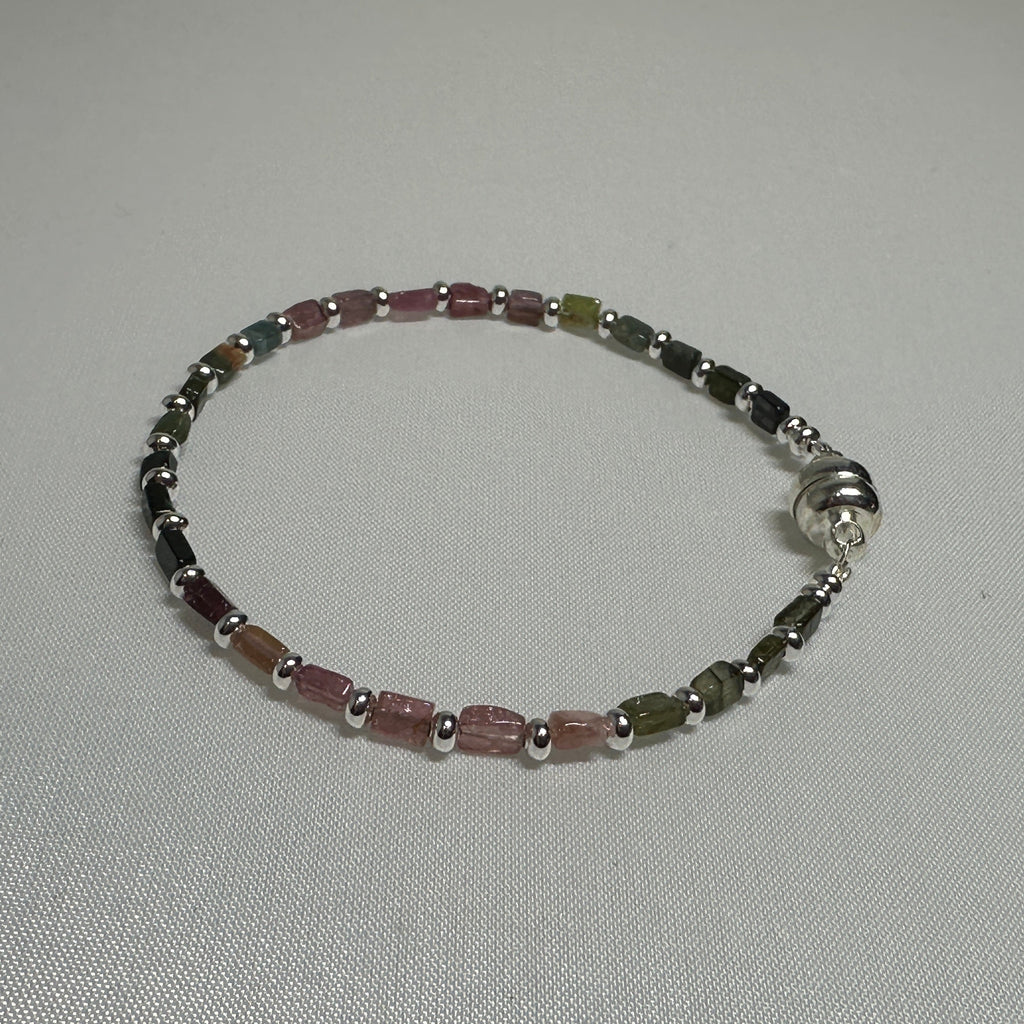 Watermelon Tourmaline Bracelet