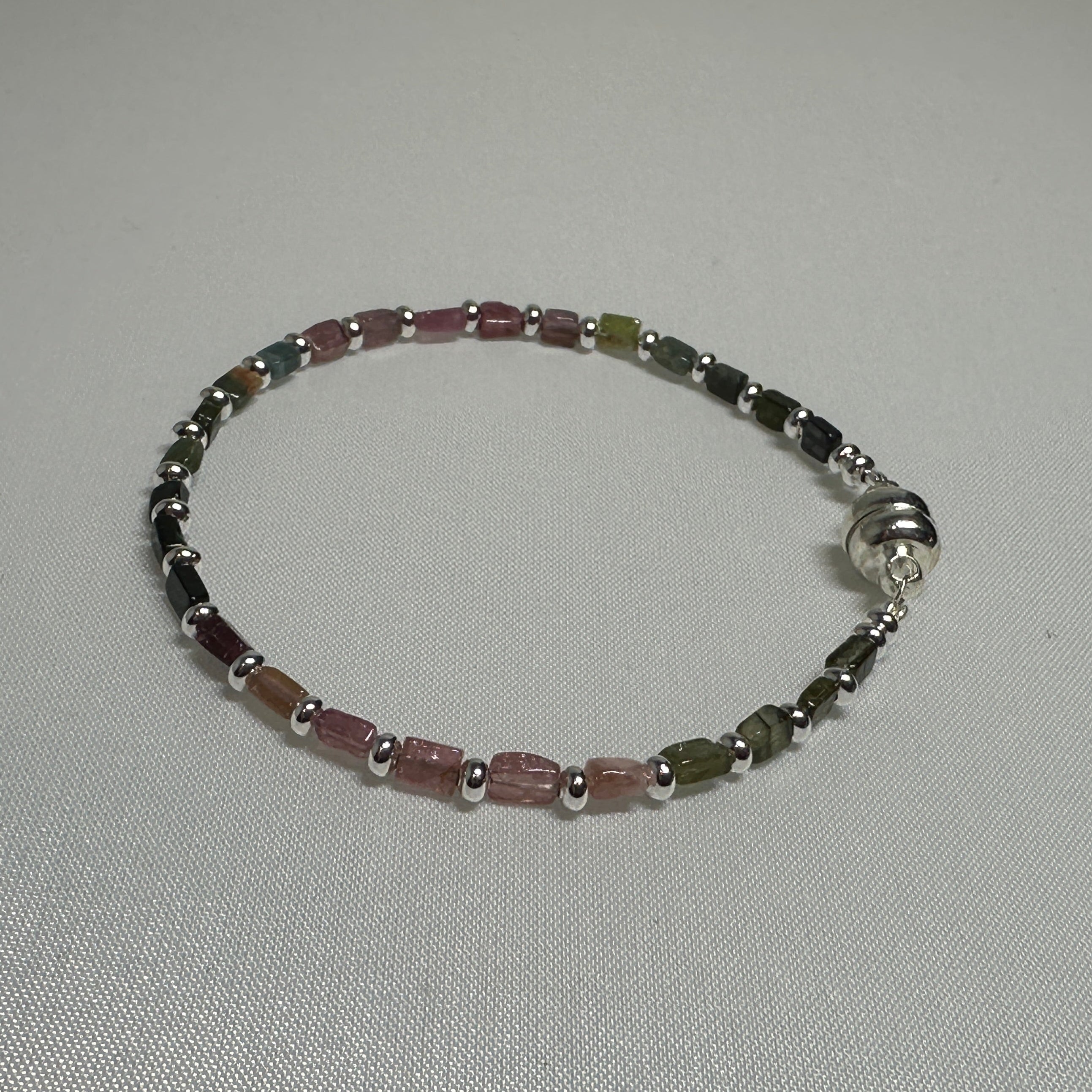 Watermelon Tourmaline Bracelet