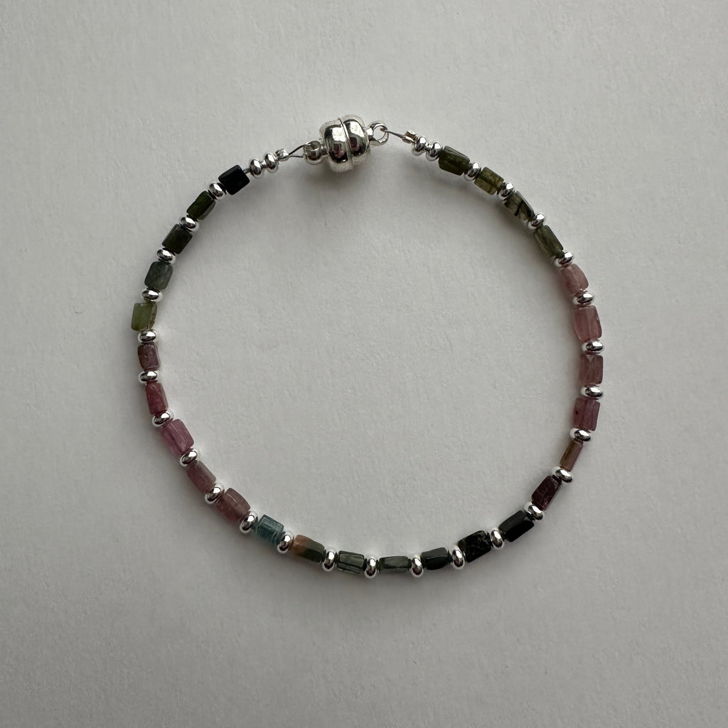 Watermelon Tourmaline Bracelet