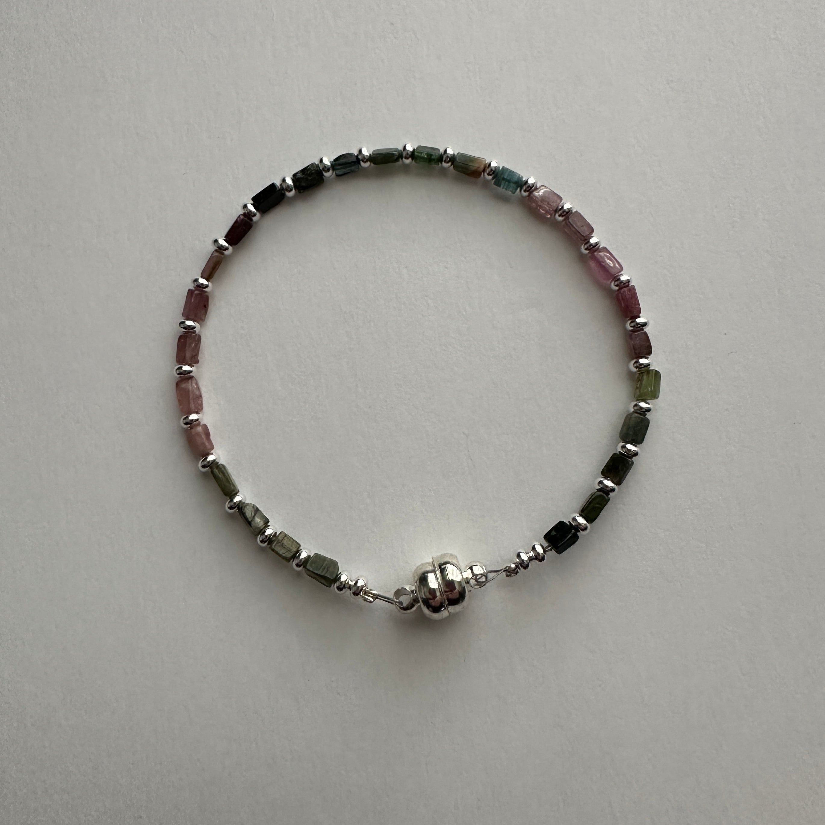 Watermelon Tourmaline Bracelet