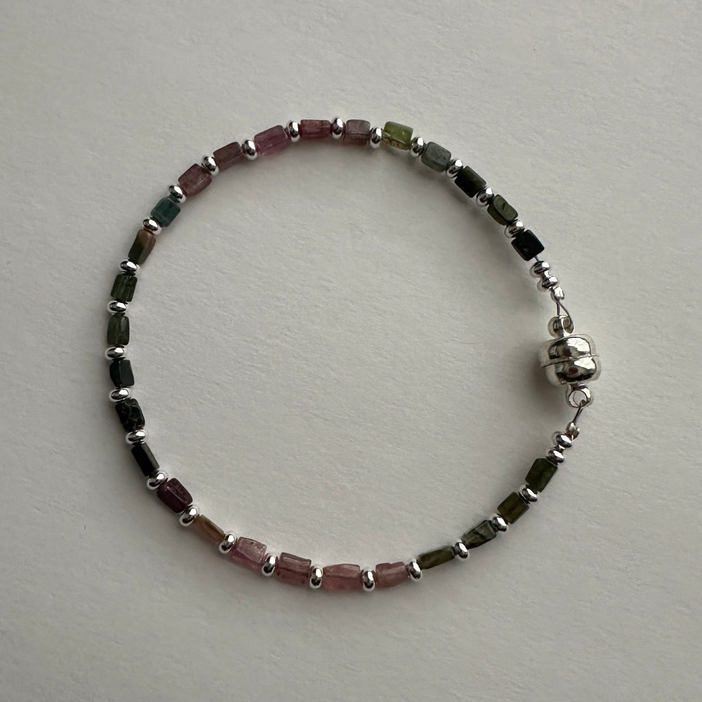 Watermelon Tourmaline Bracelet