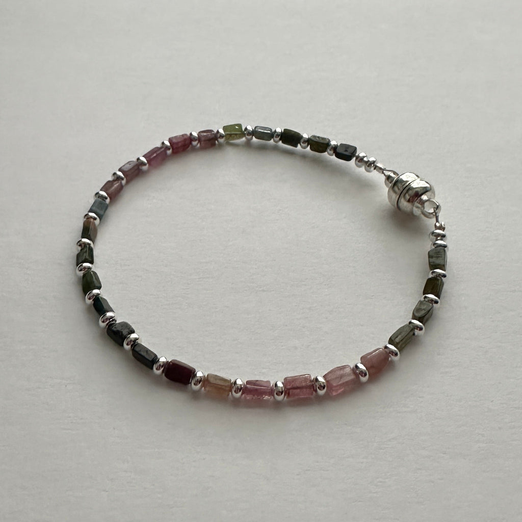 Watermelon Tourmaline Bracelet