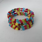 Colorful Multi-Strand Memory Wire Bracelet