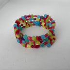 Colorful Multi-Strand Memory Wire Bracelet