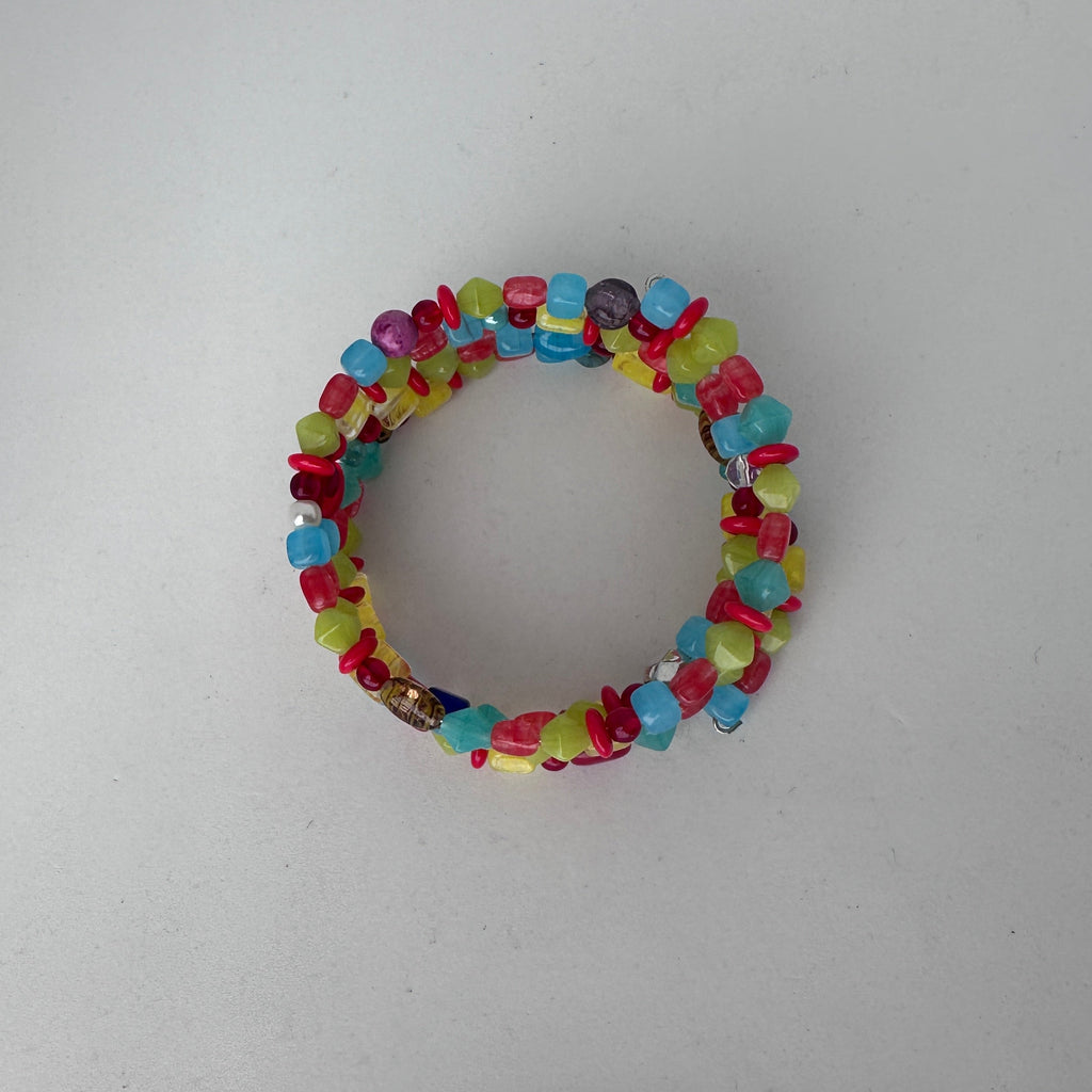 Colorful Multi-Strand Memory Wire Bracelet