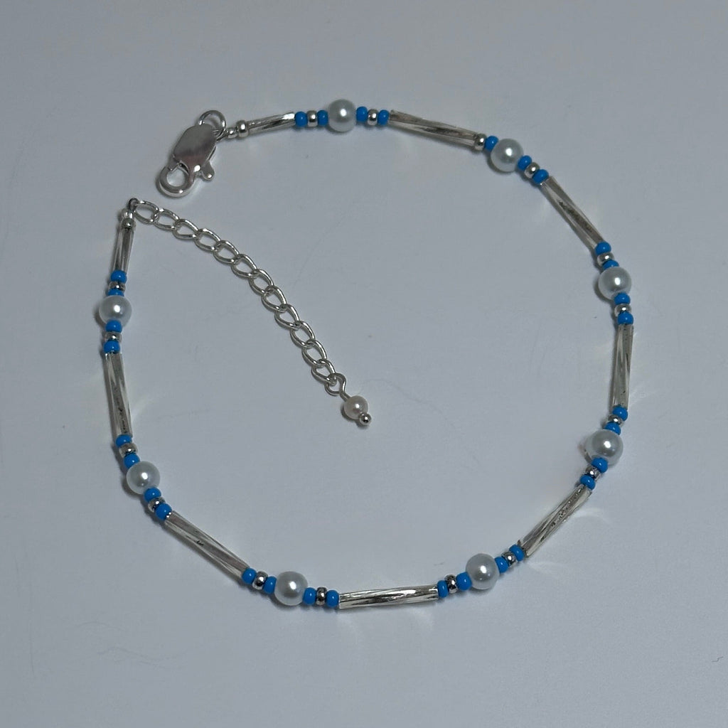 Something Blue Ankle Bracelet