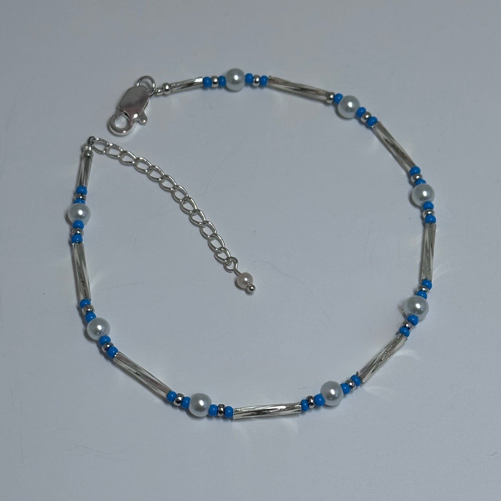 Something Blue Ankle Bracelet