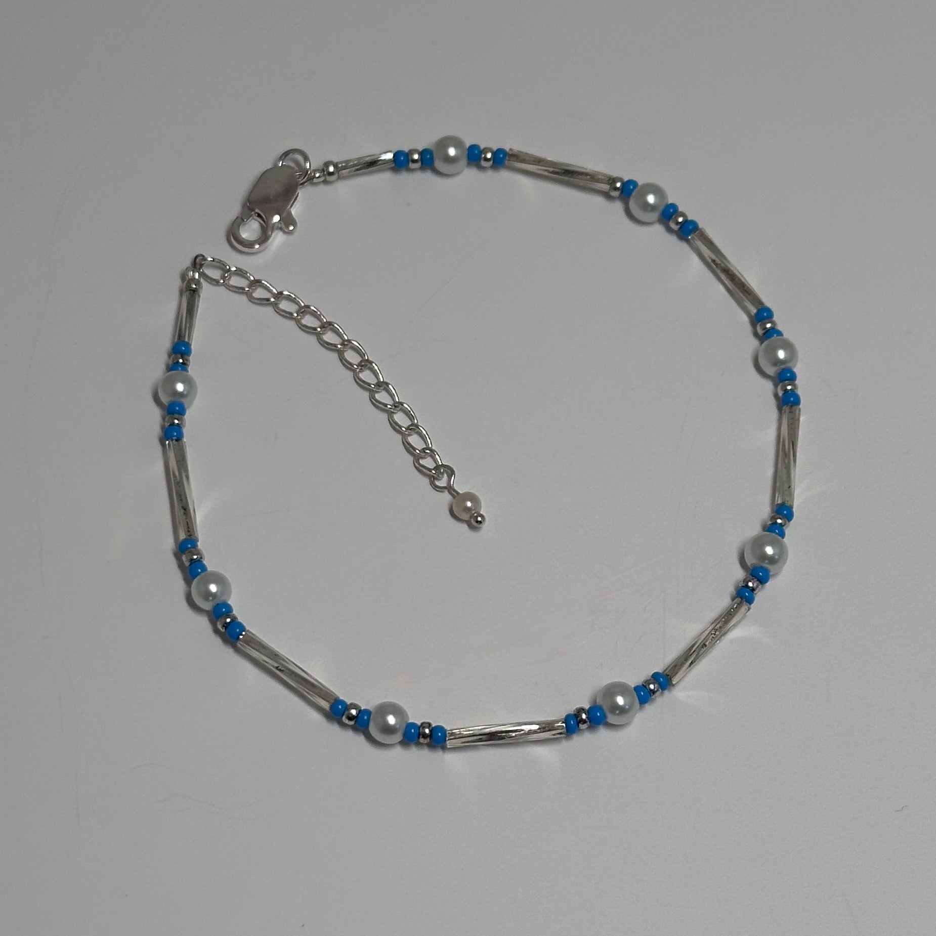 Something Blue Ankle Bracelet