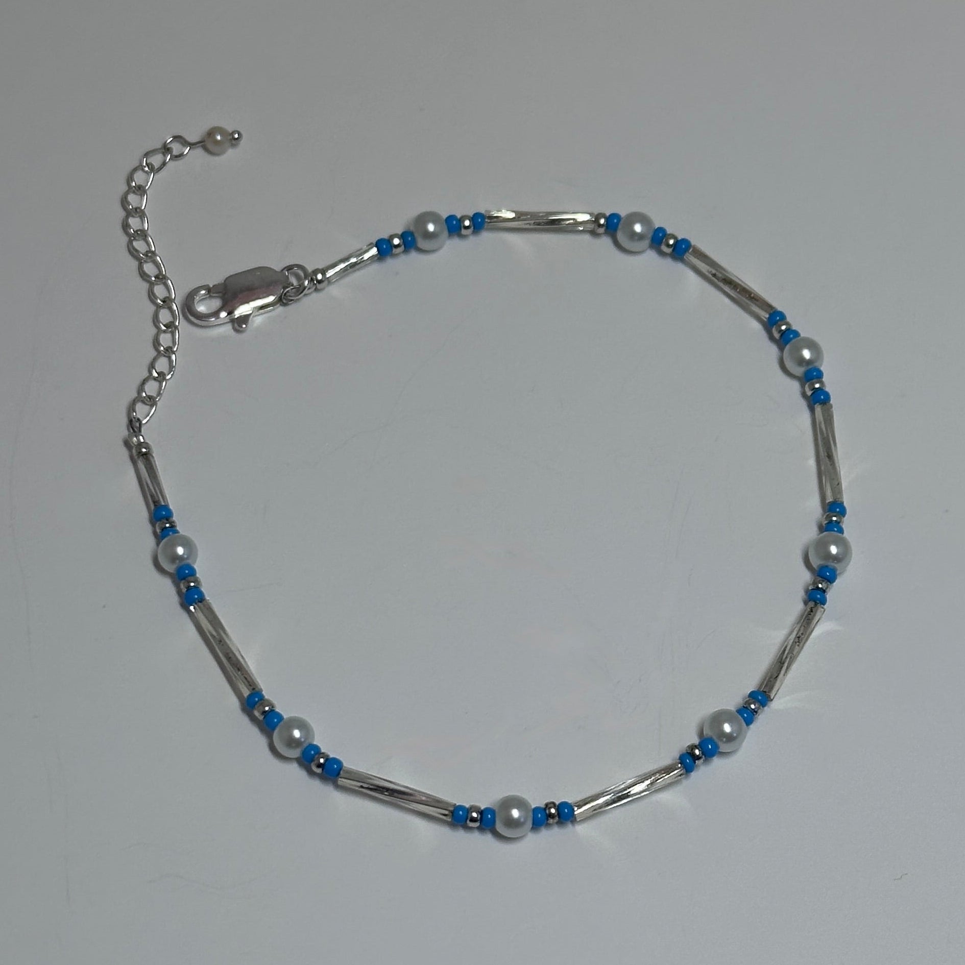 Something Blue Ankle Bracelet