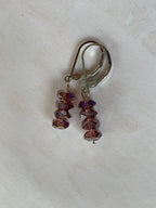 Amethyst Crystal Dangle Earrings