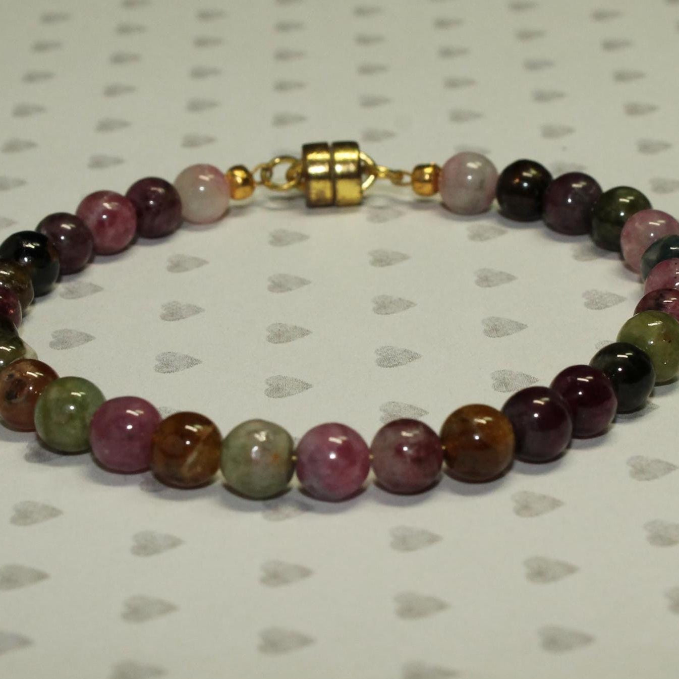 Round Tourmaline Bracelet - October Birthstone
