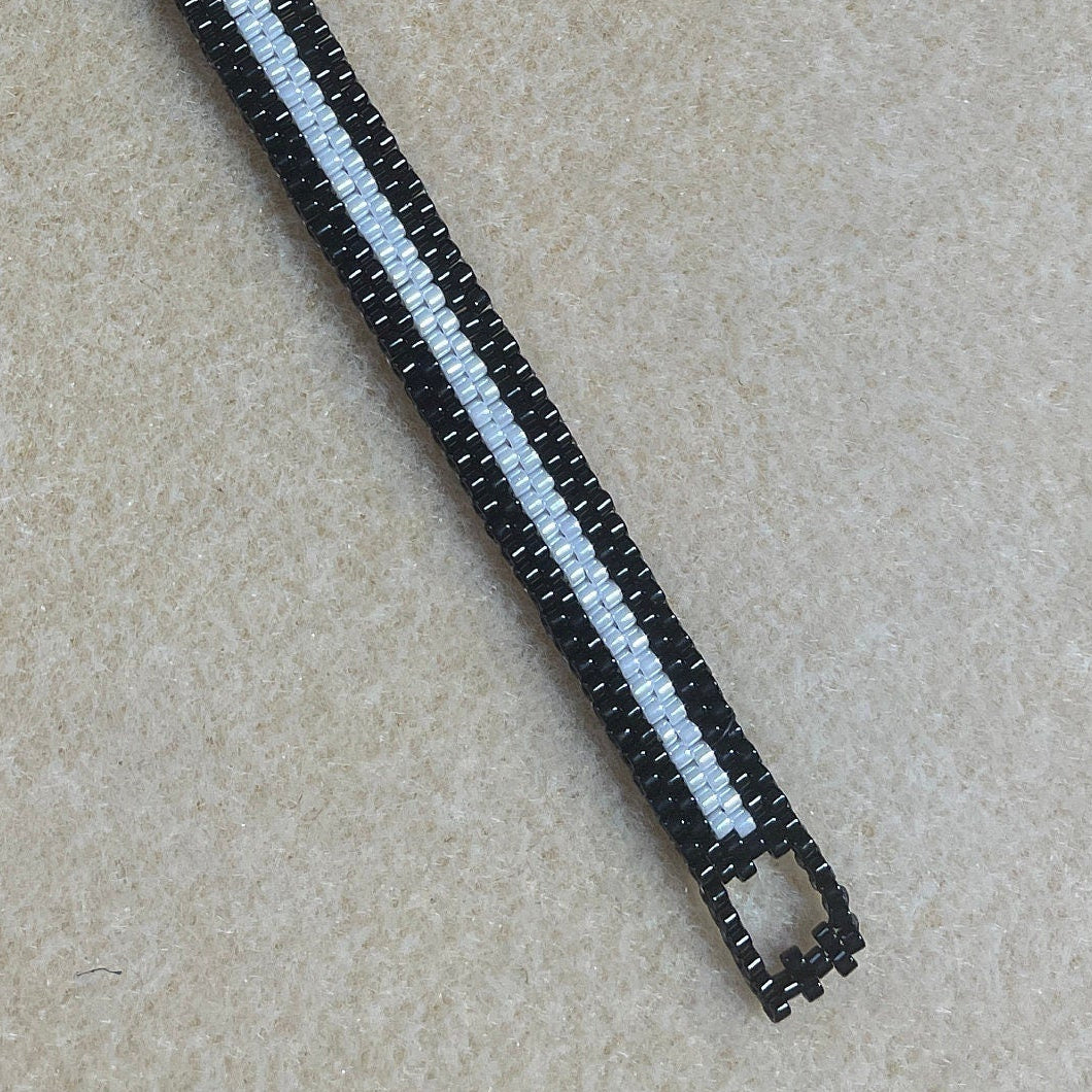 Delicate Handwoven Delica Beaded Bracelet